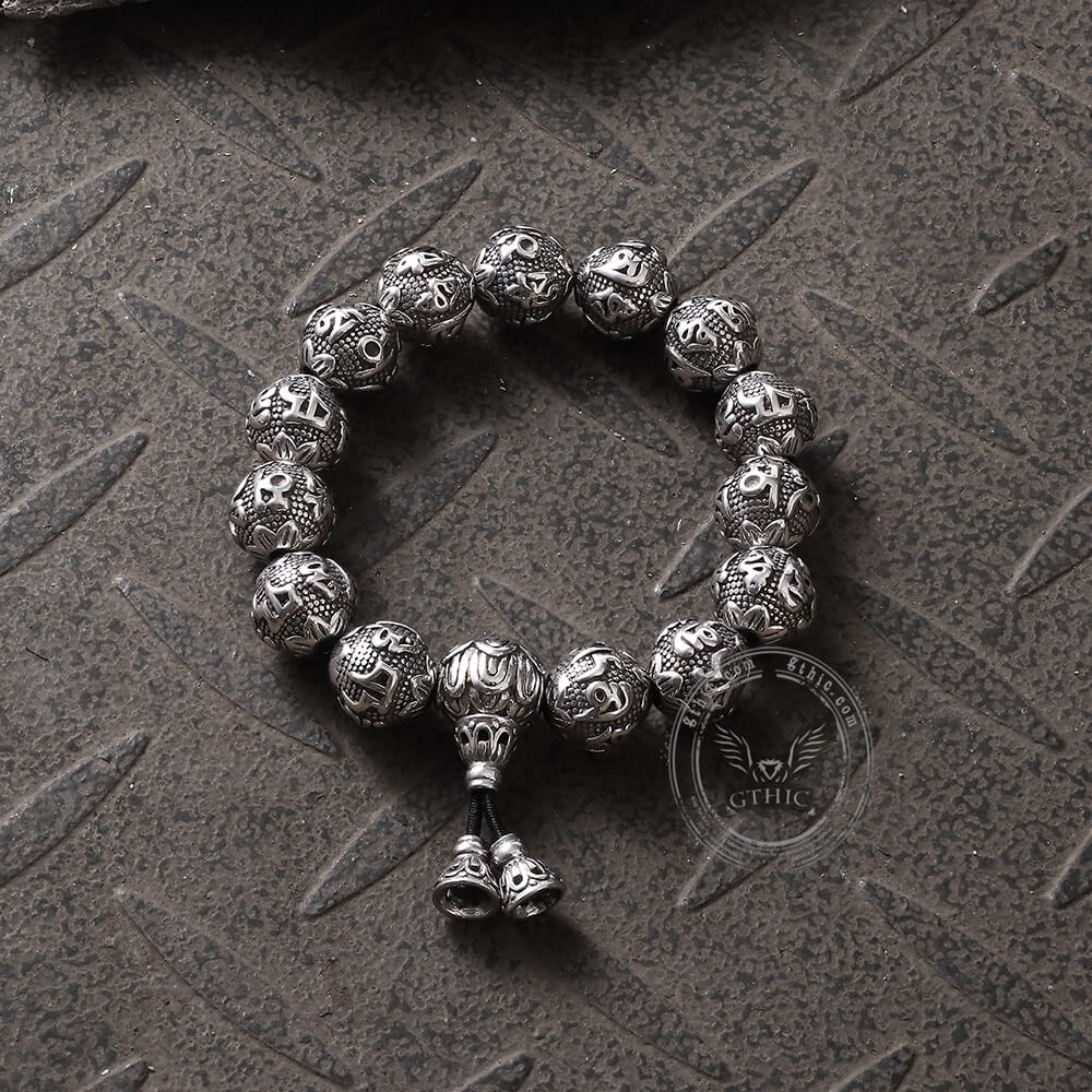 4785-six-character-mantra-stainless-steel-bracelet-7.jpg Six-character Mantra Stainless Steel Bracelet