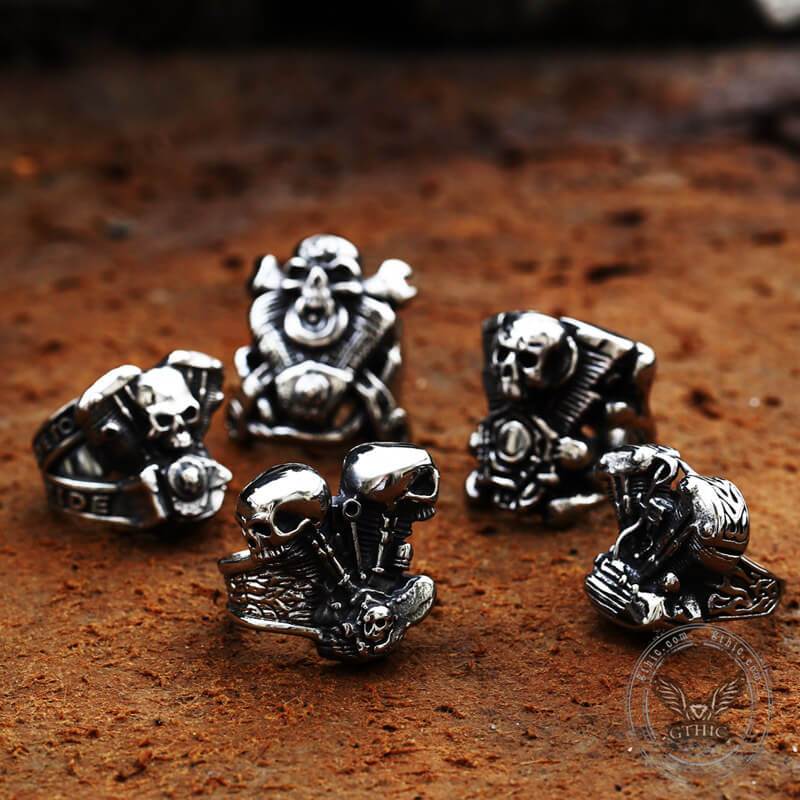4796-engine-wrench-stainless-steel-skull-ring-10.jpg Engine Wrench Stainless Steel Skull Ring