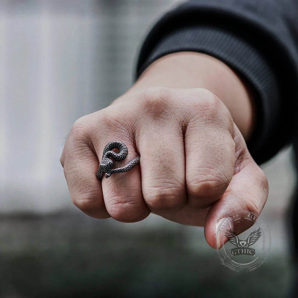 4831-entwined-snake-stainless-steel-ring-2.webp Entwined Snake Stainless Steel Ring