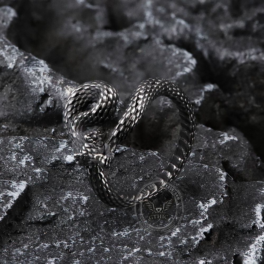 4831-entwined-snake-stainless-steel-ring-4.jpg Entwined Snake Stainless Steel Ring