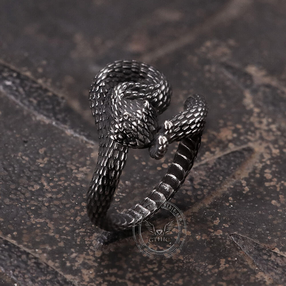 4831-entwined-snake-stainless-steel-ring-5.jpg Entwined Snake Stainless Steel Ring