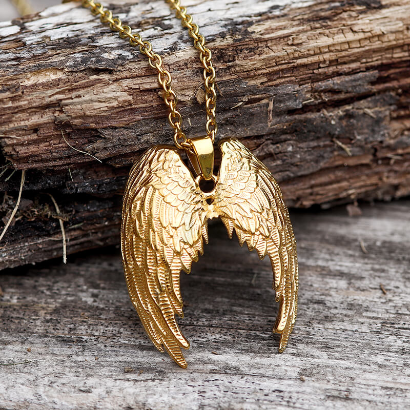 4838-vintage-angel-wings-stainless-steel-pendant-4.jpg Vintage Angel Wings Stainless Steel Pendant
