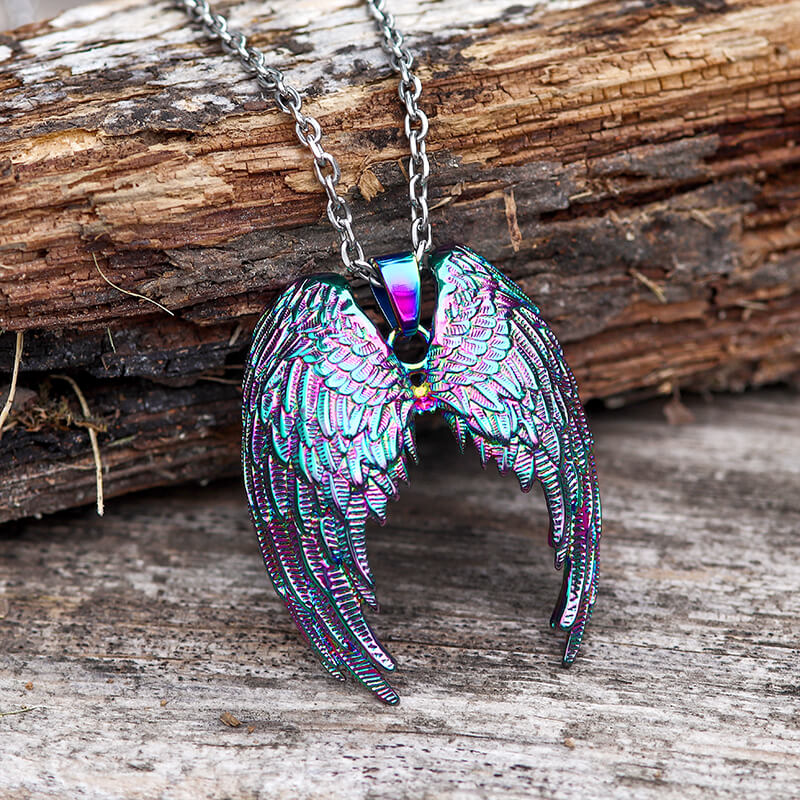 4838-vintage-angel-wings-stainless-steel-pendant-5.jpg Vintage Angel Wings Stainless Steel Pendant