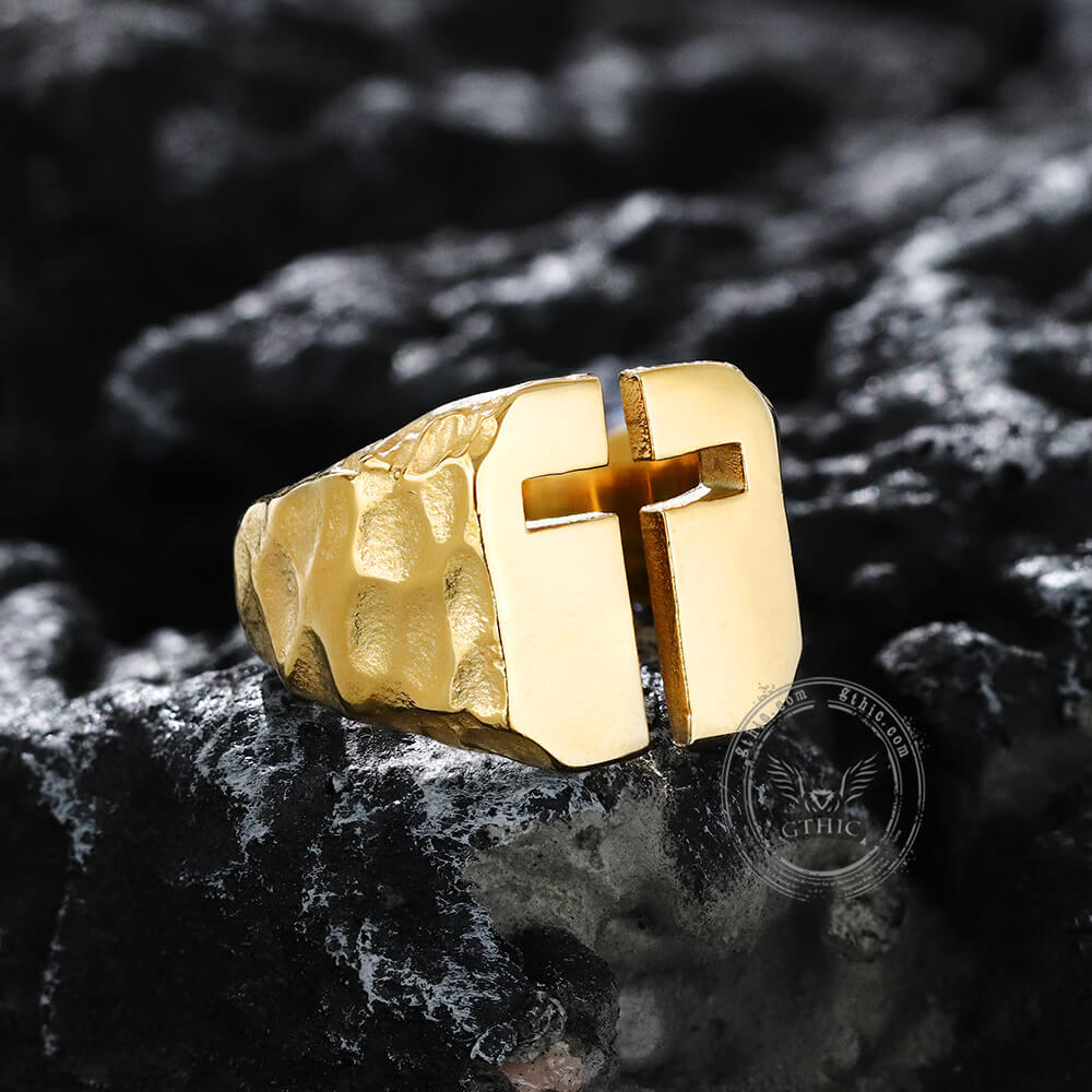 4842-hollow-cross-stainless-steel-ring-10.jpg Hollow Cross Stainless Steel Ring