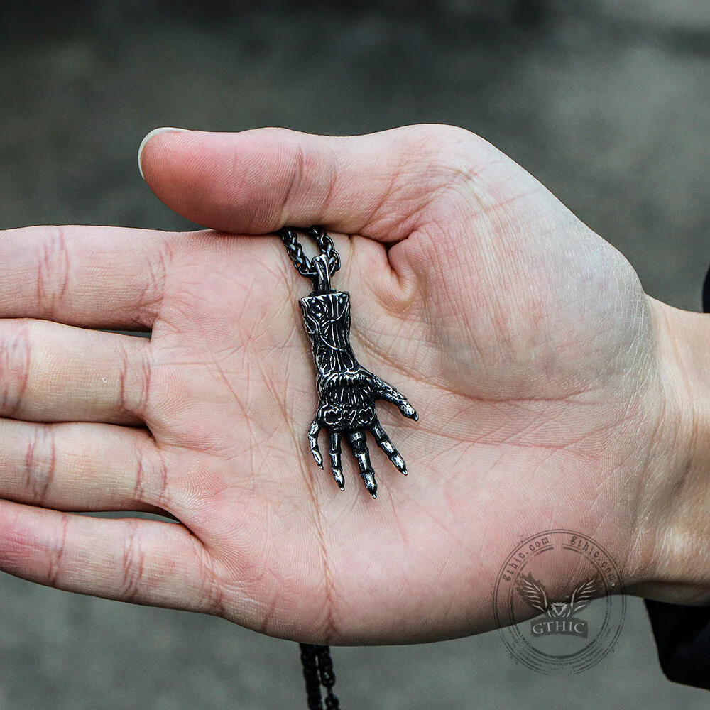 4884-devil-s-hand-stainless-steel-pendant-2.webp Devil's Hand Stainless Steel Pendant