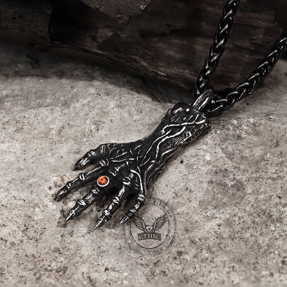 4884-devil-s-hand-stainless-steel-pendant-8.jpg Devil's Hand Stainless Steel Pendant