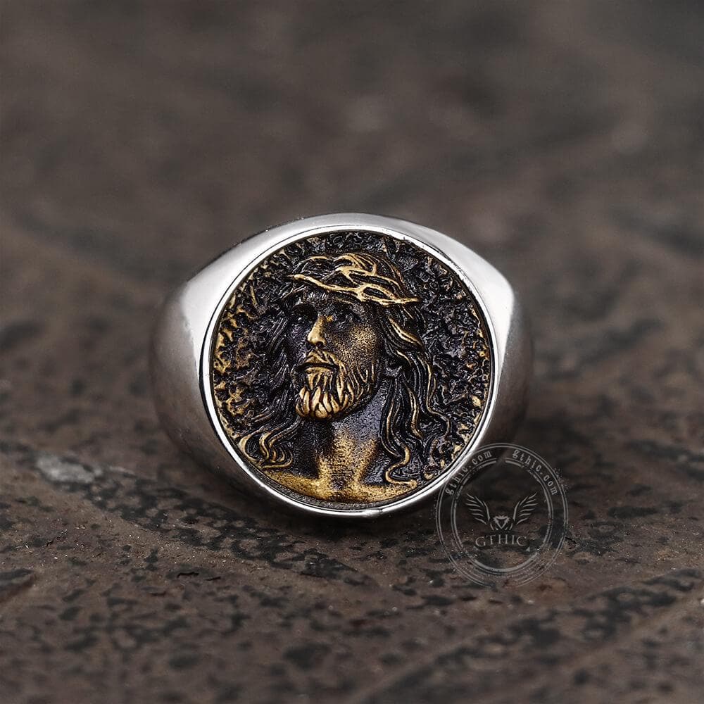 4886-jesus-portrait-stainless-steel-ring-3.jpg Jesus Portrait Stainless Steel Ring