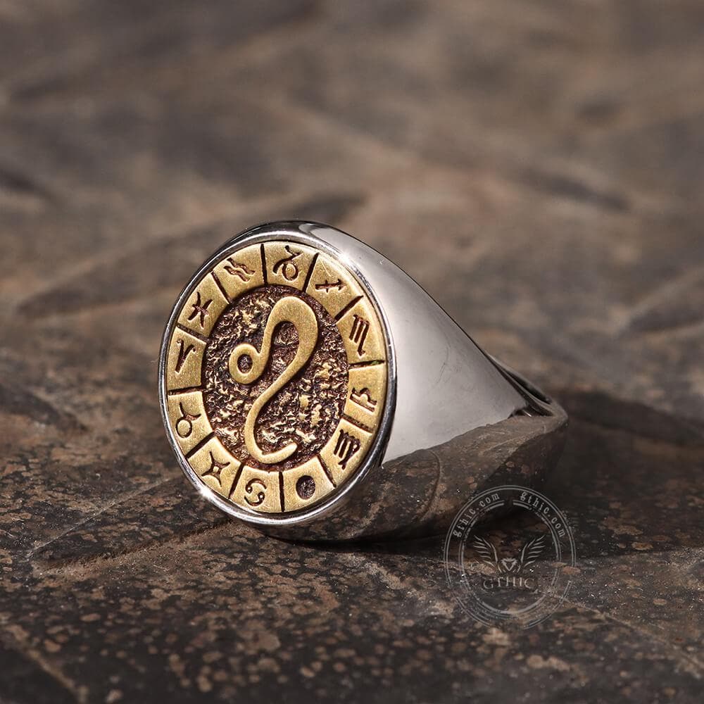 4897-12-constellation-zodiac-signs-stainless-steel-ring-12.jpg 12 Constellation Zodiac Signs Stainless Steel Ring