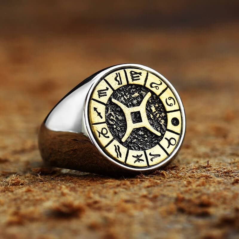 4897-12-constellation-zodiac-signs-stainless-steel-ring-14.jpg 12 Constellation Zodiac Signs Stainless Steel Ring