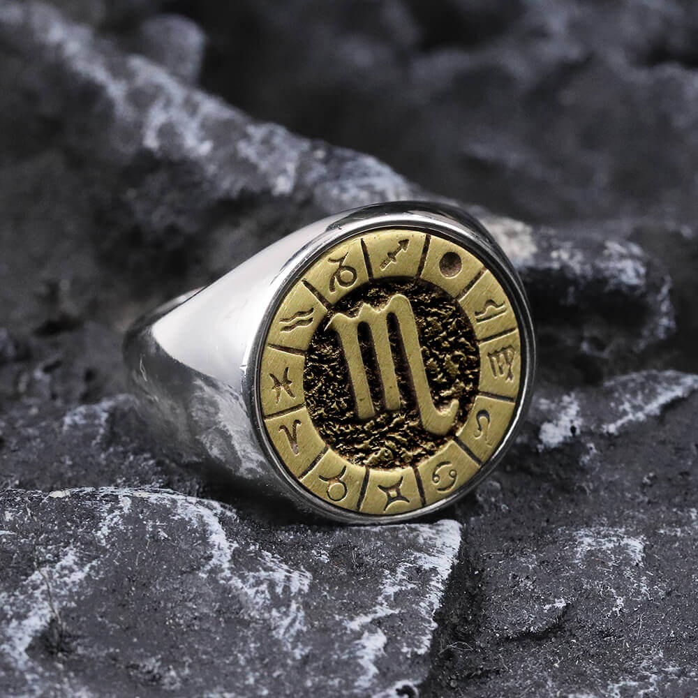 4897-12-constellation-zodiac-signs-stainless-steel-ring-15.jpg 12 Constellation Zodiac Signs Stainless Steel Ring