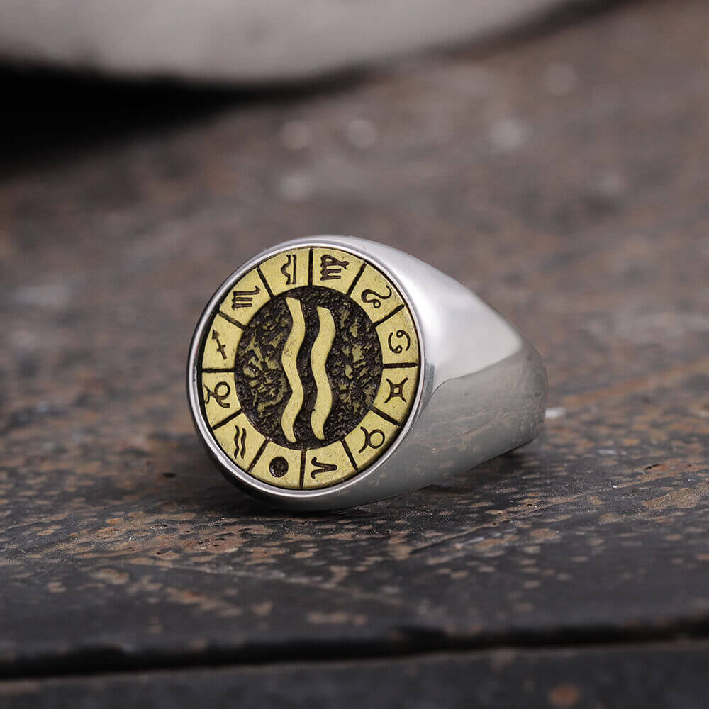 4897-12-constellation-zodiac-signs-stainless-steel-ring-17.jpg 12 Constellation Zodiac Signs Stainless Steel Ring