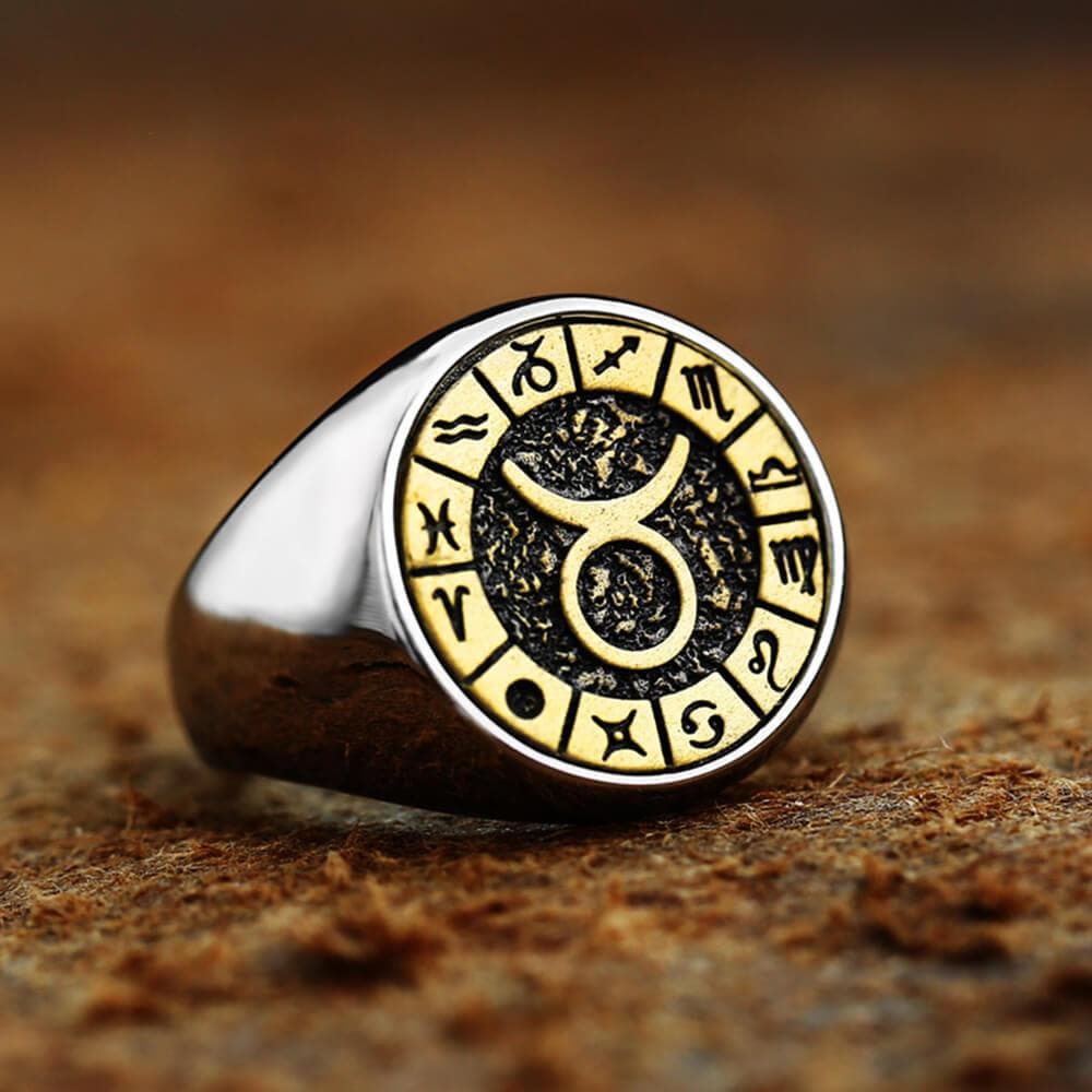 4897-12-constellation-zodiac-signs-stainless-steel-ring-8.jpg 12 Constellation Zodiac Signs Stainless Steel Ring
