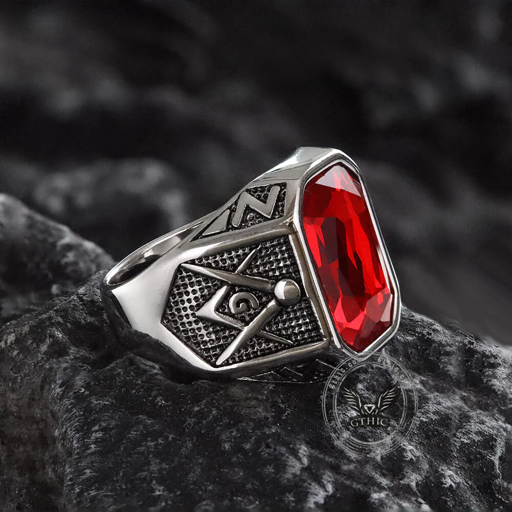 5018-masonic-gemstone-stainless-steel-ring-9.webp Masonic Gemstone Stainless Steel Ring
