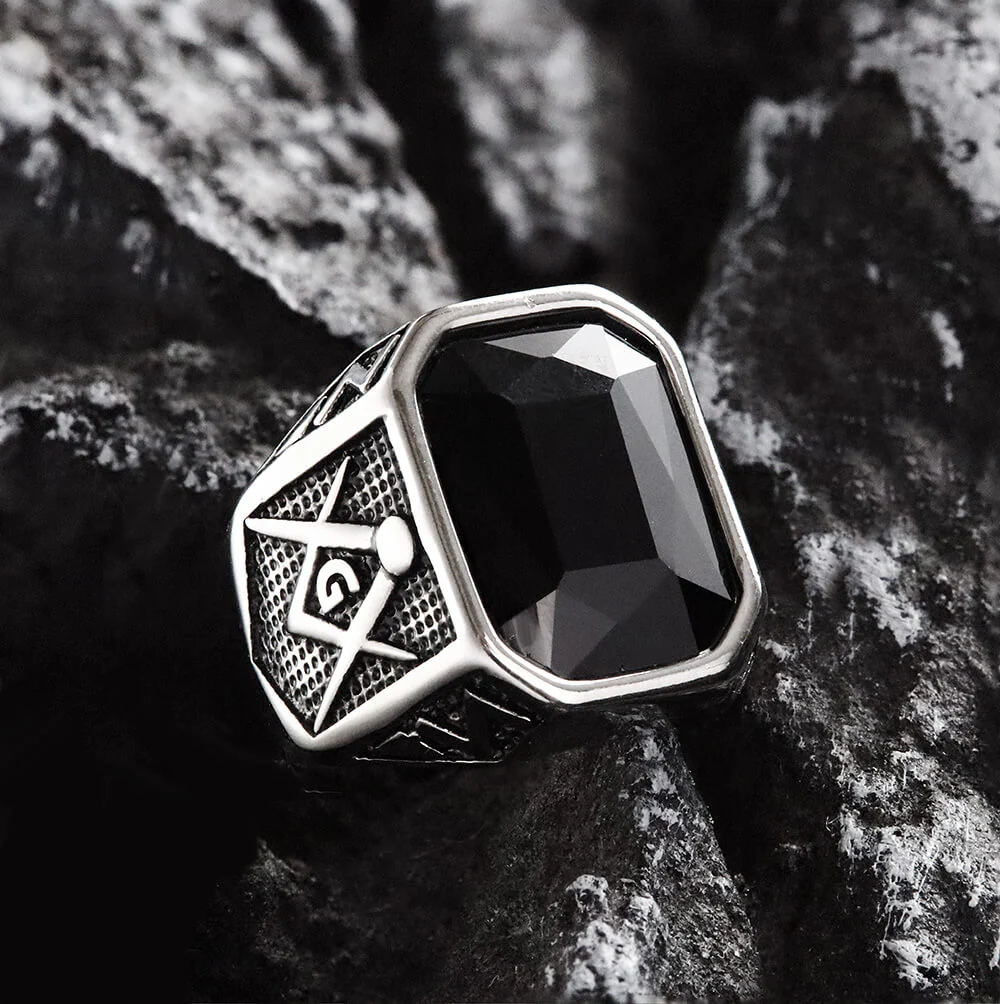 5019-black-7-black-7-variation-1.webp Masonic Gemstone Stainless Steel Ring