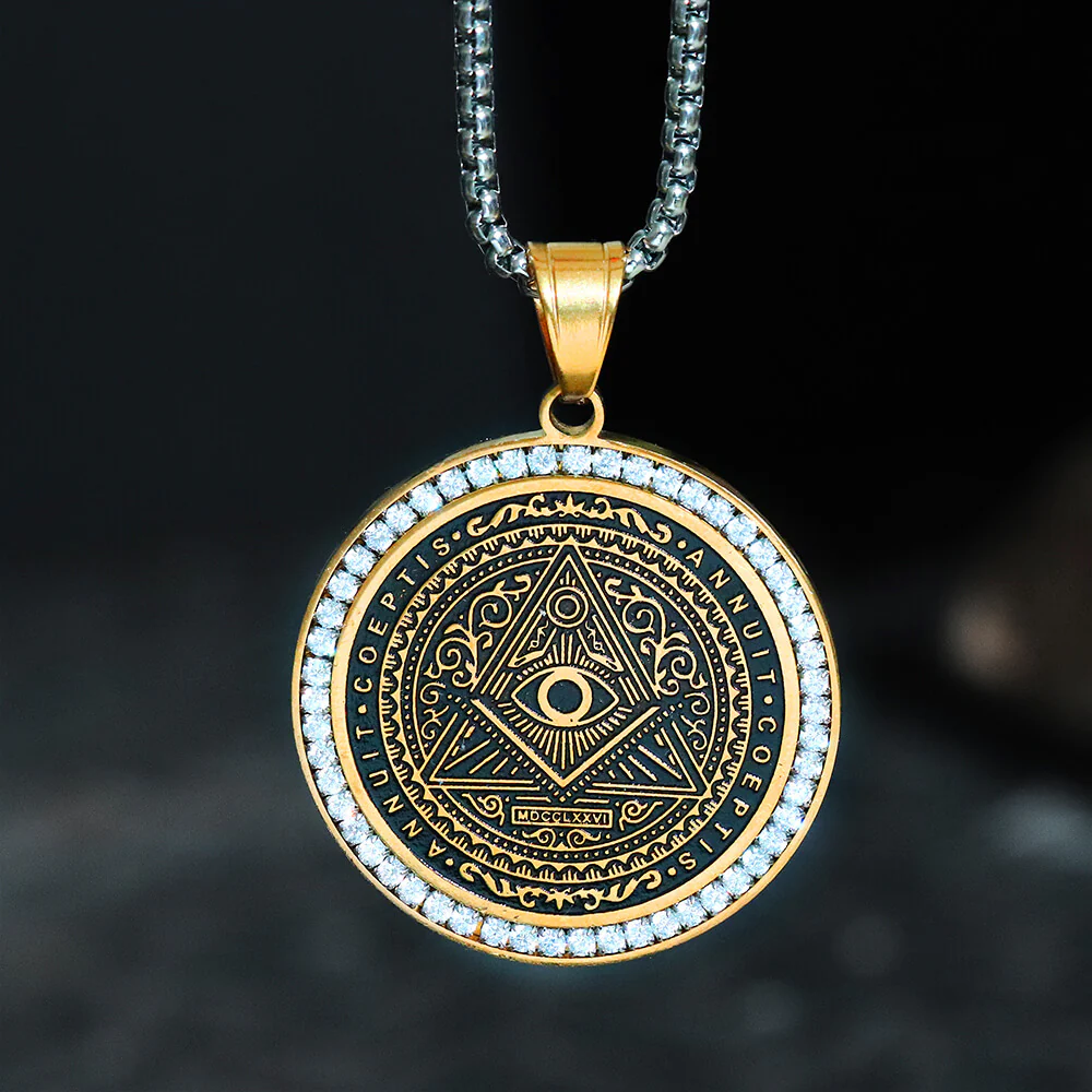 Freemason All-seeing Eye Stainless Steel Pendant
