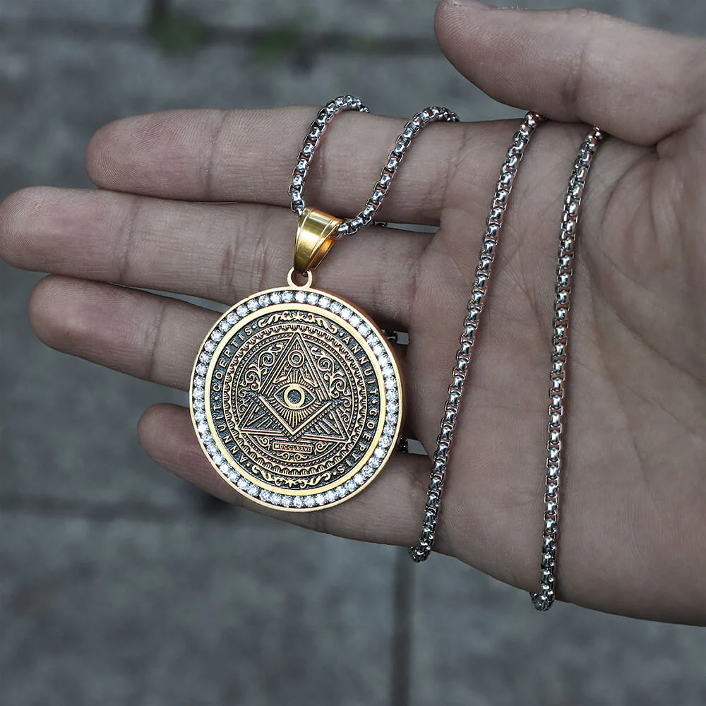 Freemason All-seeing Eye Stainless Steel Pendant