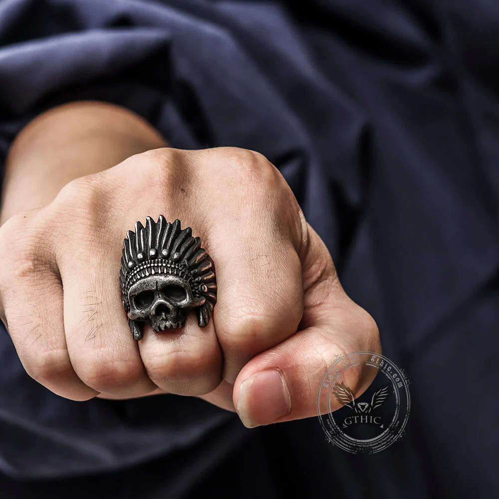 5074-indian-chief-stainless-steel-skull-ring-2.webp Indian Chief Stainless Steel Skull Ring
