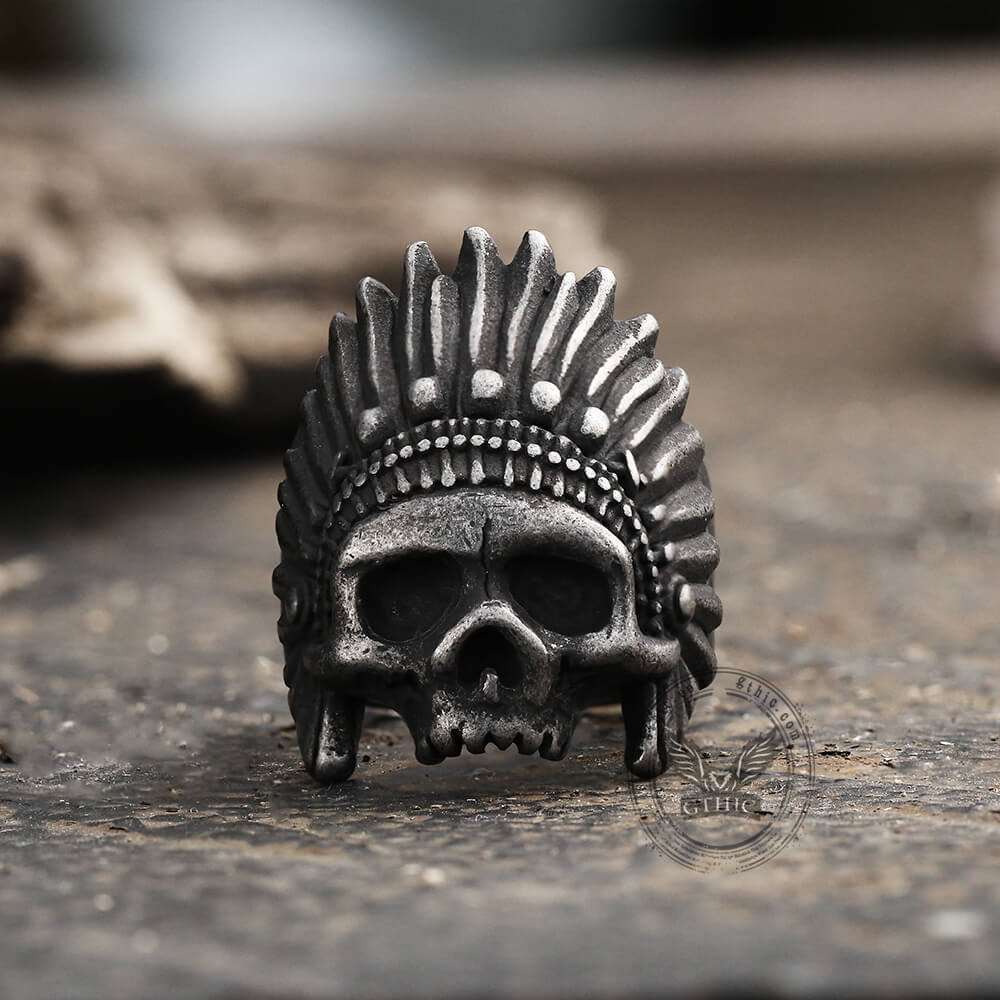 5074-indian-chief-stainless-steel-skull-ring-3.jpg Indian Chief Stainless Steel Skull Ring