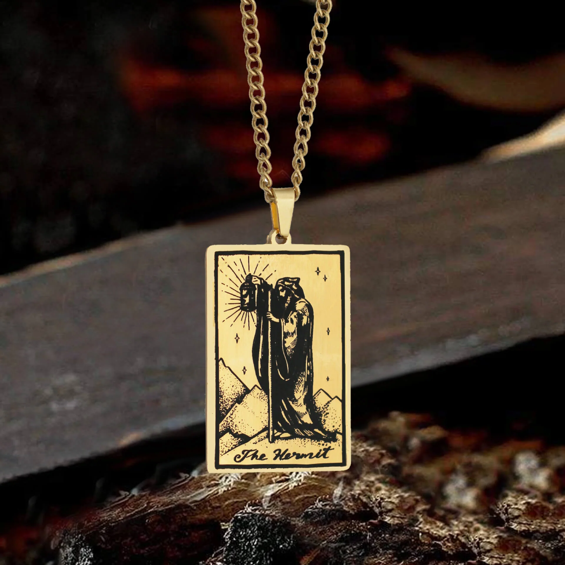 Major Arcana Tarot Stainless Steel Necklace