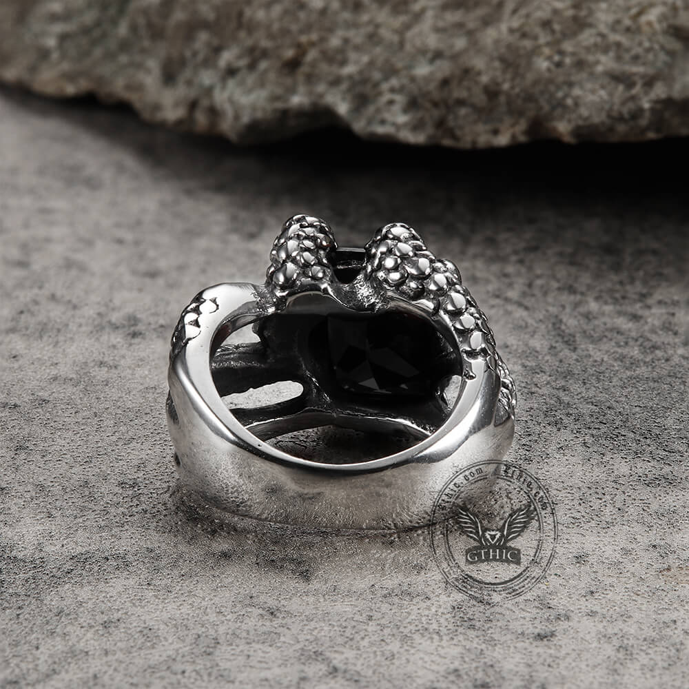 5244-gothic-dragon-claw-stainless-steel-gem-ring-10.jpg Gothic Dragon Claw Stainless Steel Gem Ring
