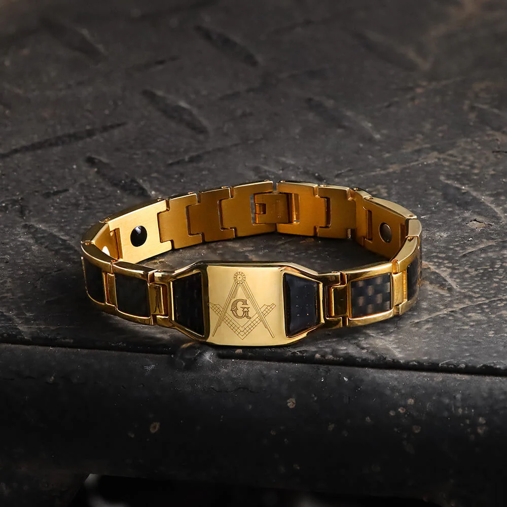 5267-gold-gold-variation-1.webp AG Fiber Germanium Stone Stainless Steel Bracelet