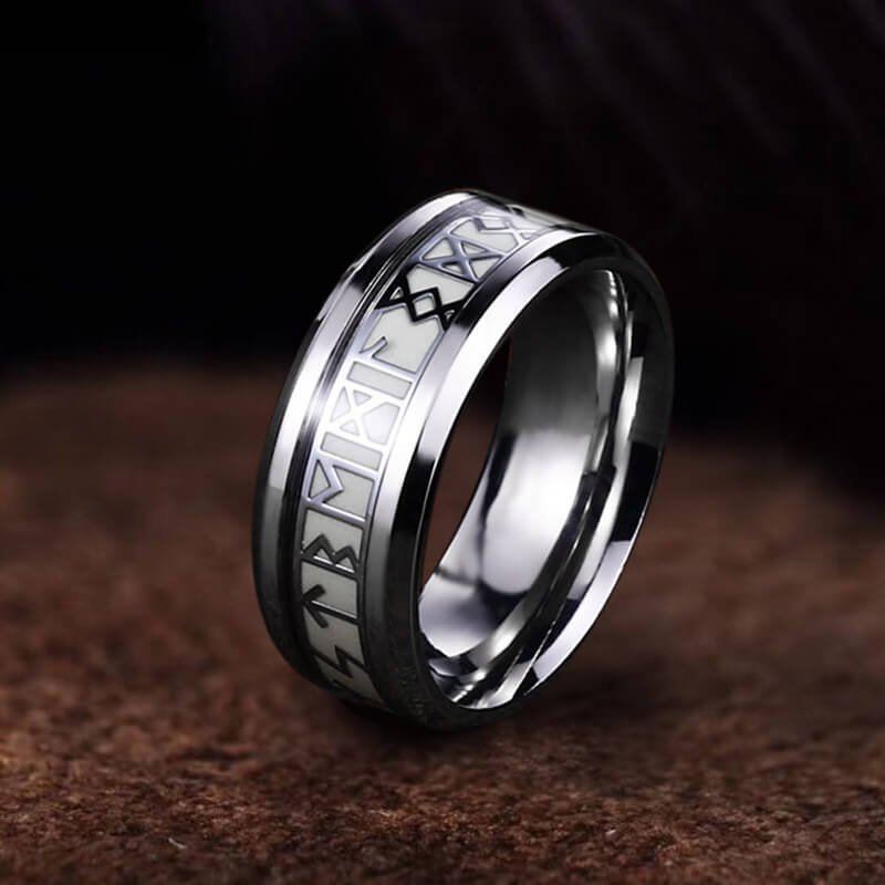 5355-luminous-runes-stainless-steel-ring-3.jpg Luminous Runes Stainless Steel Ring