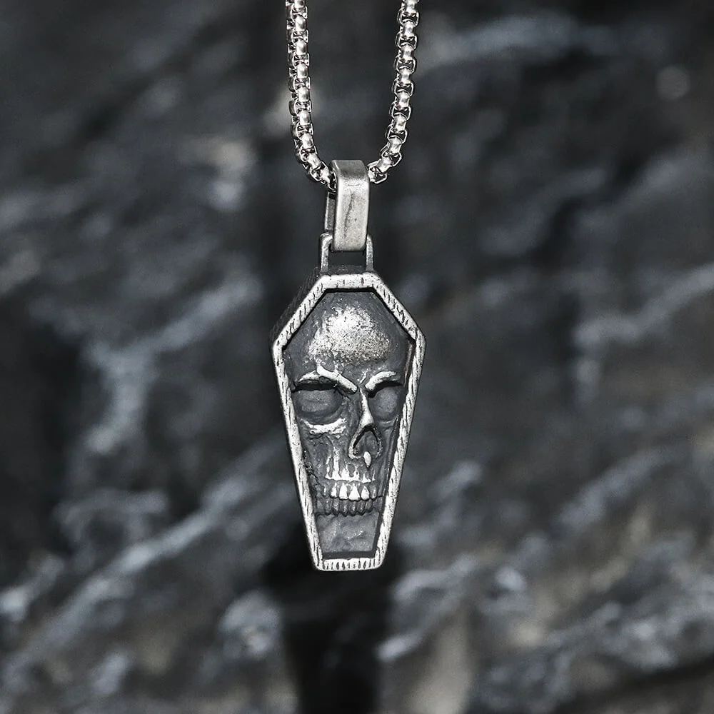 5435-skull-coffin-stainless-steel-pendant-1.webp Skull Coffin Stainless Steel Pendant