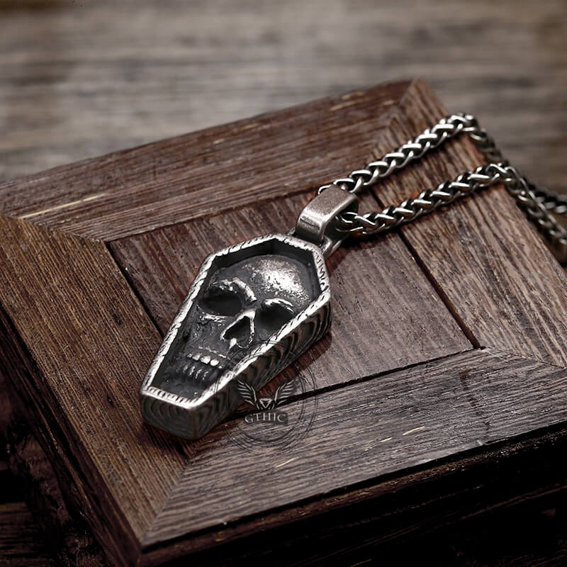 5435-skull-coffin-stainless-steel-pendant-4.jpg Skull Coffin Stainless Steel Pendant