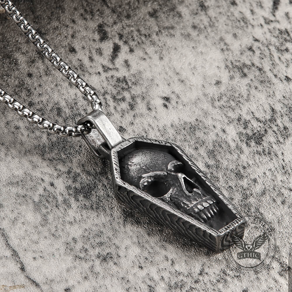 5435-skull-coffin-stainless-steel-pendant-6.jpg Skull Coffin Stainless Steel Pendant