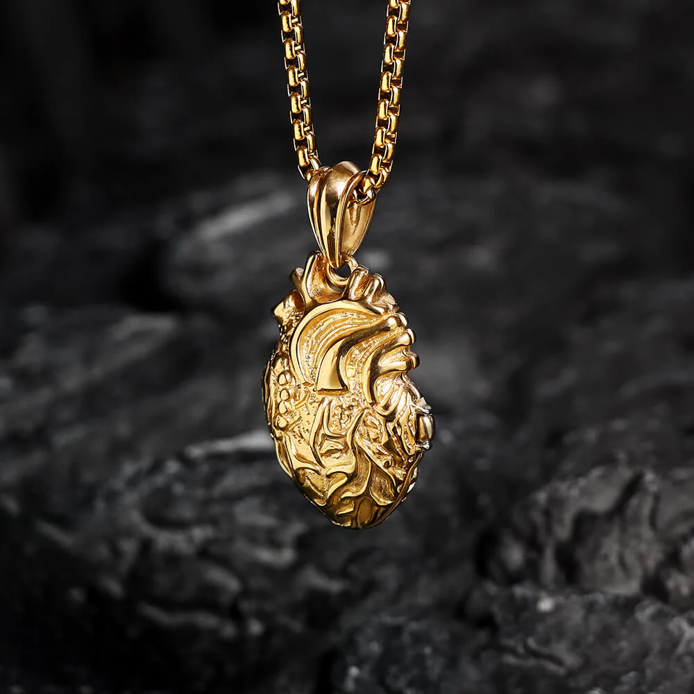 Heart Stainless Steel Open Necklace