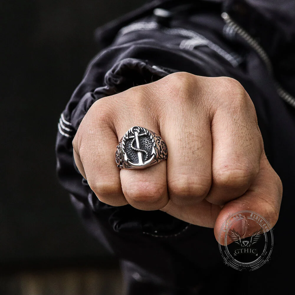 5522-nautical-anchor-stainless-steel-ring-3.webp Nautical Anchor Stainless Steel Ring