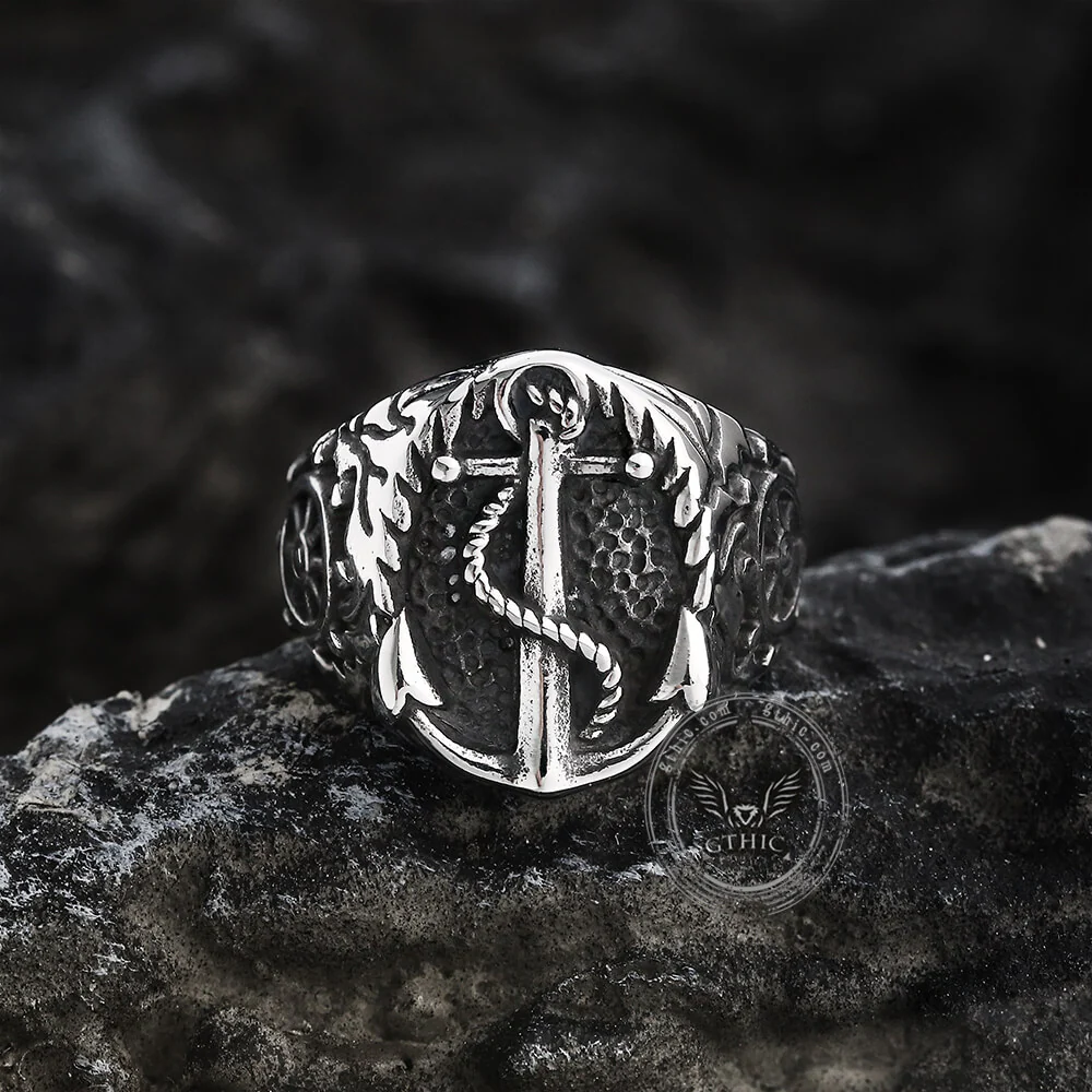 5522-nautical-anchor-stainless-steel-ring-4.webp Nautical Anchor Stainless Steel Ring