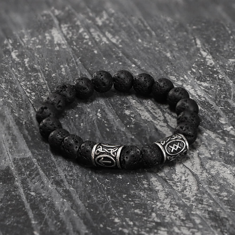 5539-celtic-knot-volcanic-rock-stainless-steel-bracelet-5.jpg Celtic Knot Volcanic Rock Stainless Steel Bracelet