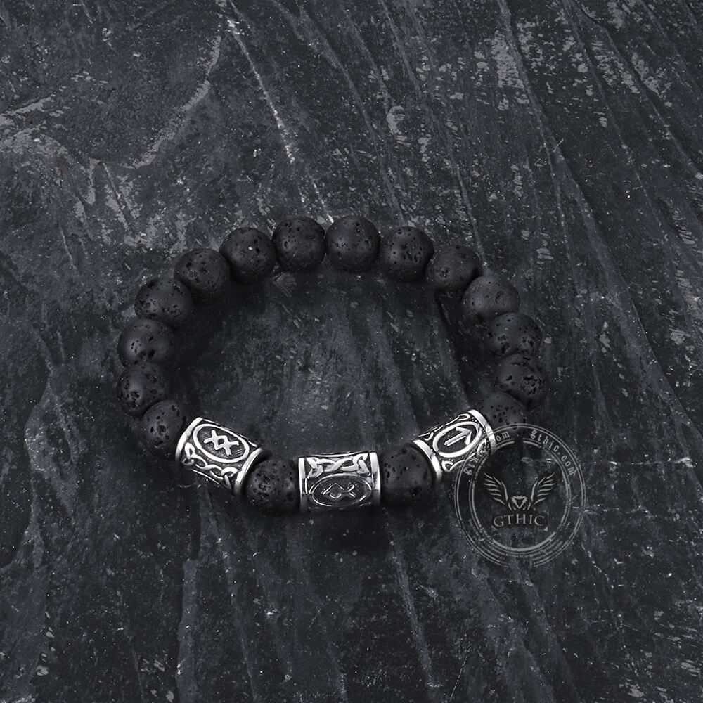 5539-celtic-knot-volcanic-rock-stainless-steel-bracelet-6.jpg Celtic Knot Volcanic Rock Stainless Steel Bracelet