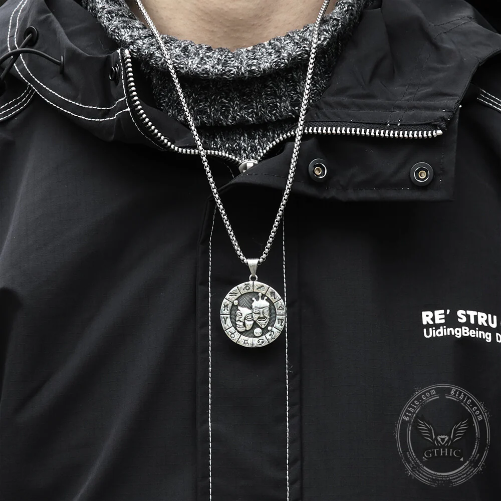 5581-gemini-stainless-steel-pendant-2.webp Gemini Stainless Steel Pendant