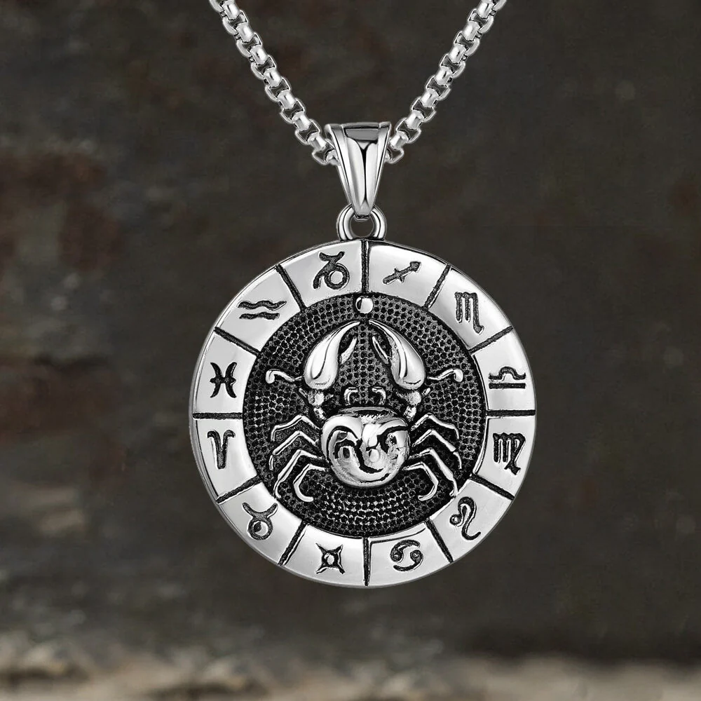 5582-cancer-stainless-steel-pendant-1.webp Cancer Stainless Steel Pendant