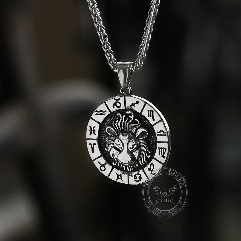 Leo Stainless Steel Pendant