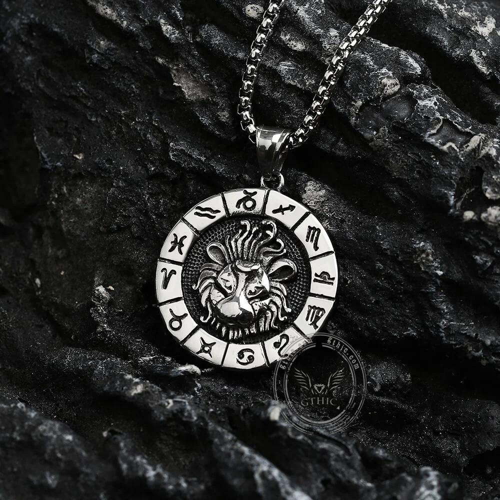 Leo Stainless Steel Pendant