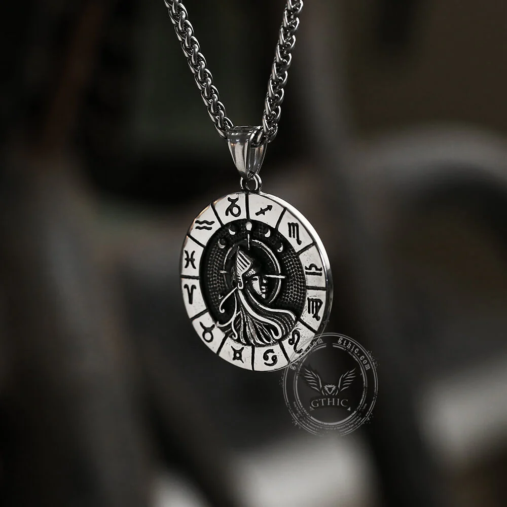 Virgo Stainless Steel Pendant