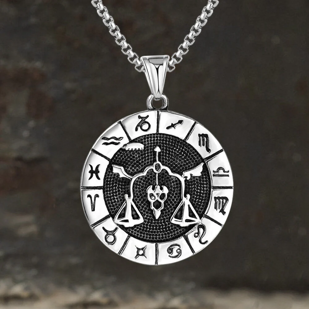 Libra Stainless Steel Pendant