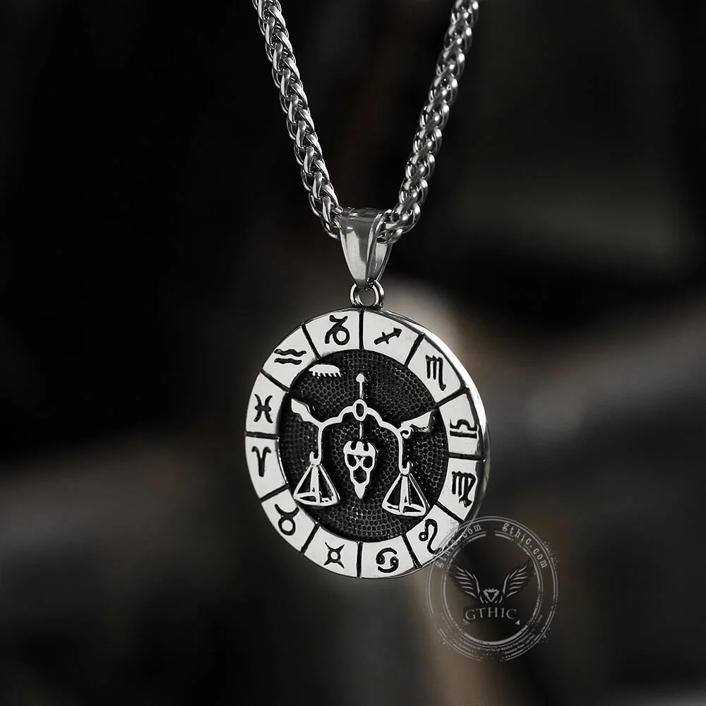 Libra Stainless Steel Pendant