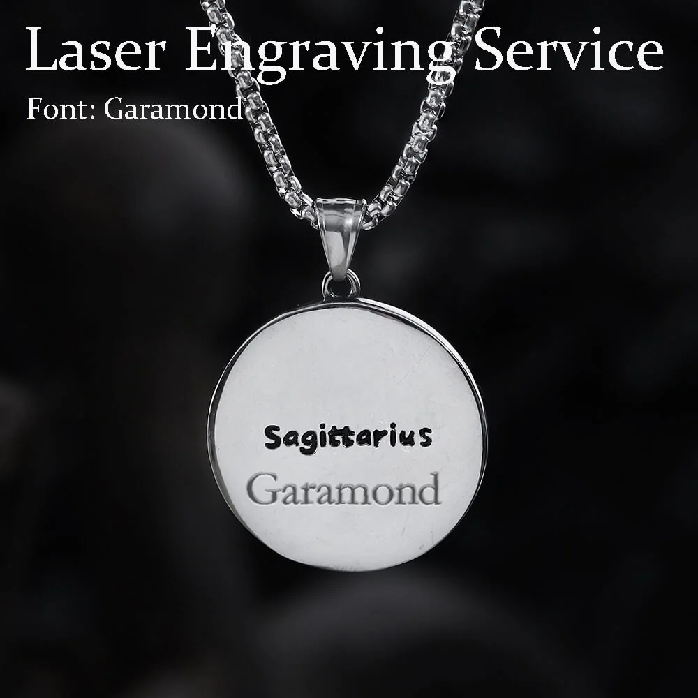 Sagittarius Stainless Steel Pendant