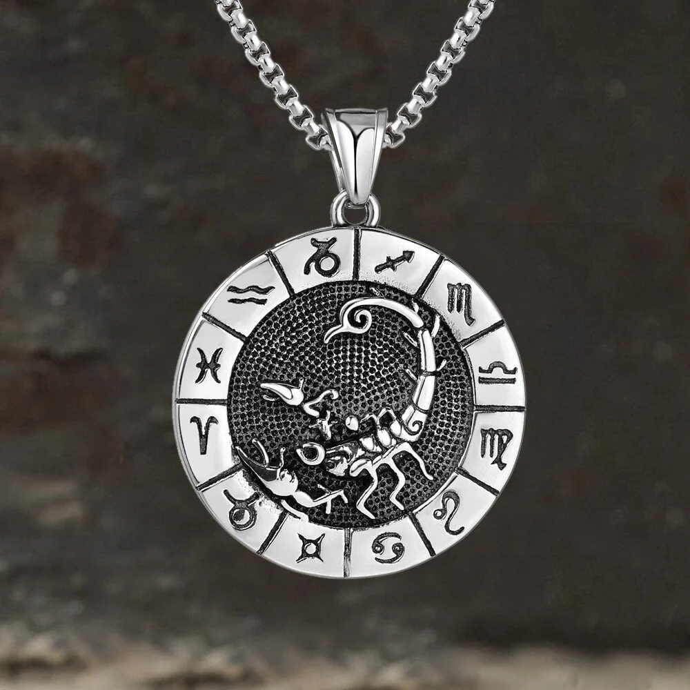 Scorpio Stainless Steel Pendant