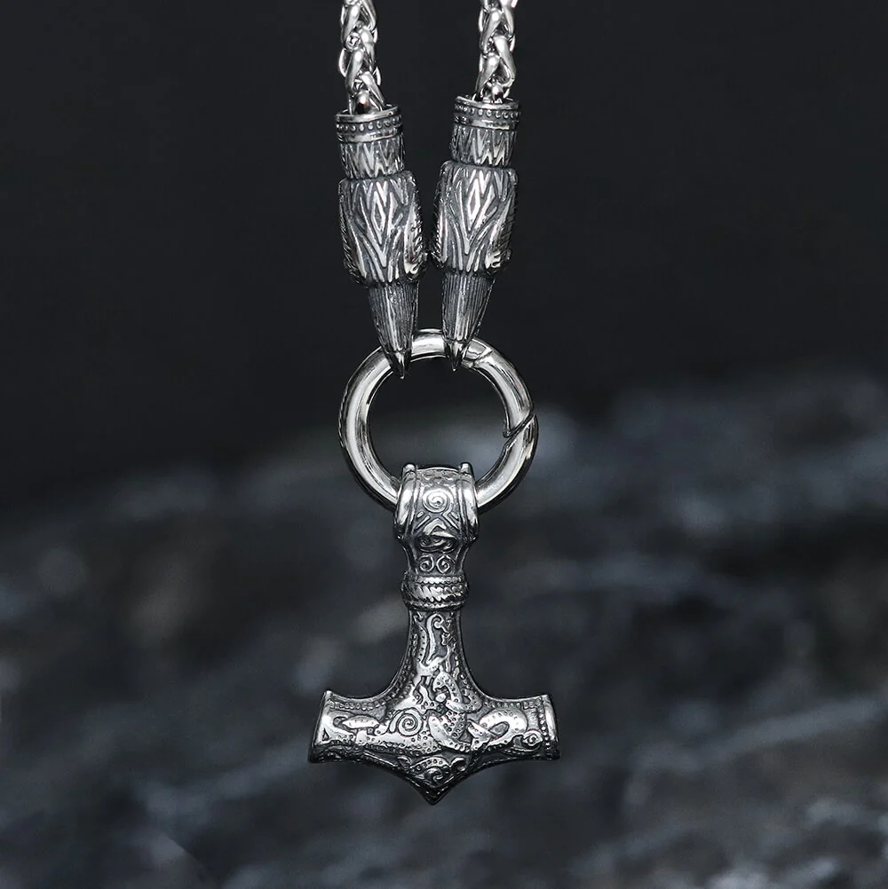 Raven & Hammer Stainless Steel Necklace