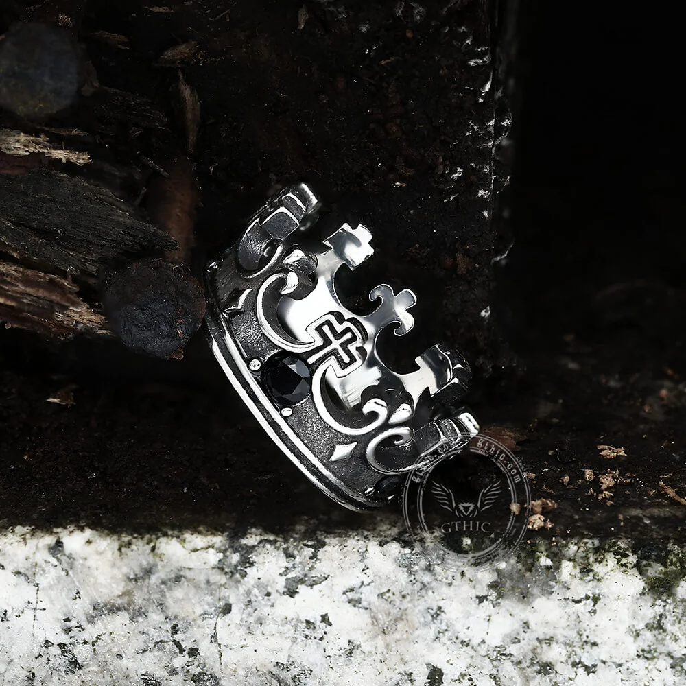 5624-gothic-roman-gemstone-crown-stainless-steel-ring-12.webp Gothic Roman Gemstone Crown Stainless Steel Ring