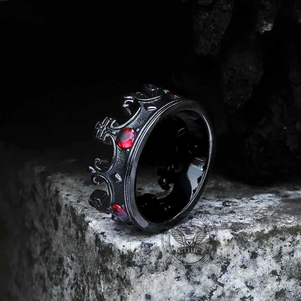 5624-gothic-roman-gemstone-crown-stainless-steel-ring-13.webp Gothic Roman Gemstone Crown Stainless Steel Ring