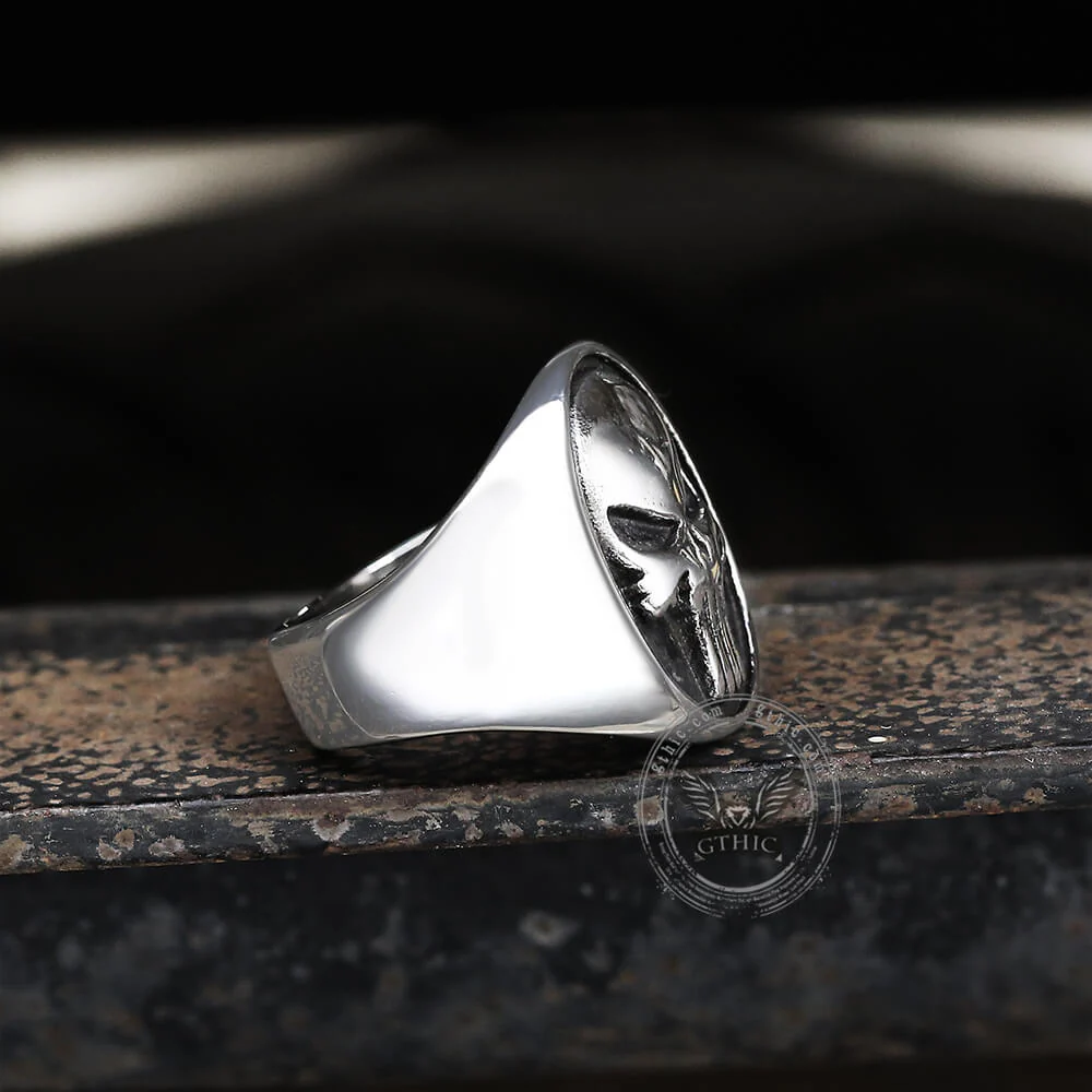 Punk Designed Skull Head Stainless Steel Ring