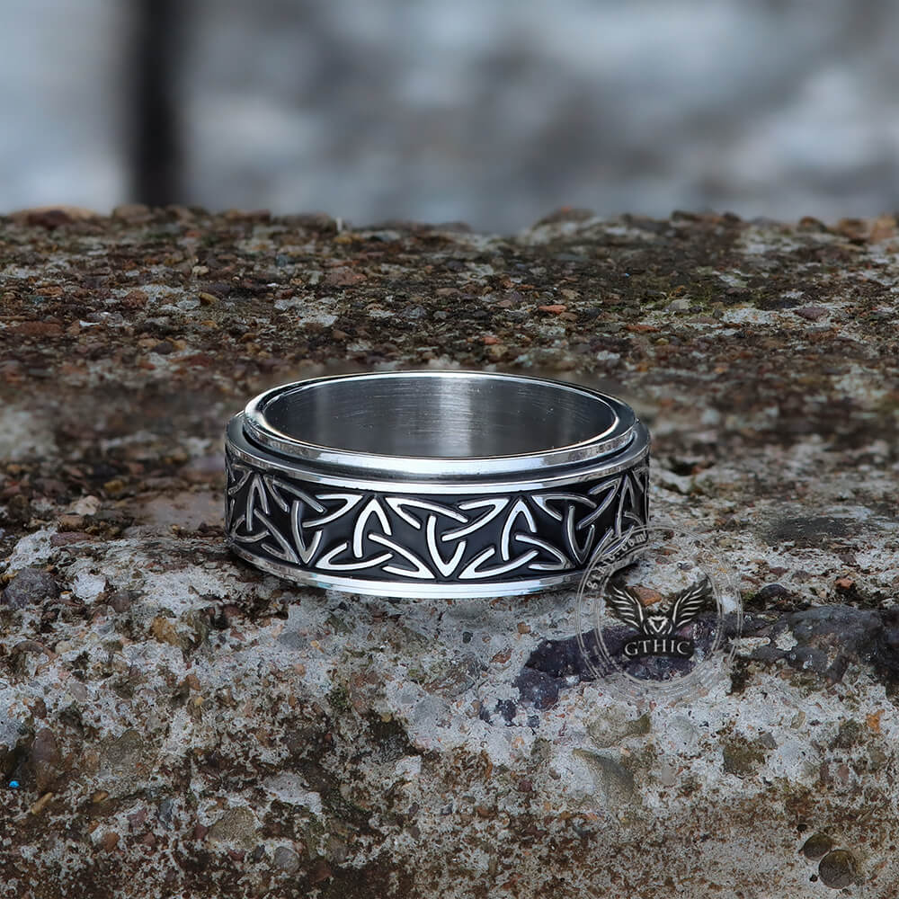 5705-celtic-triangle-knot-stainless-steel-viking-spinner-ring-7.jpg Celtic Triangle Knot Stainless Steel Viking Spinner Ring
