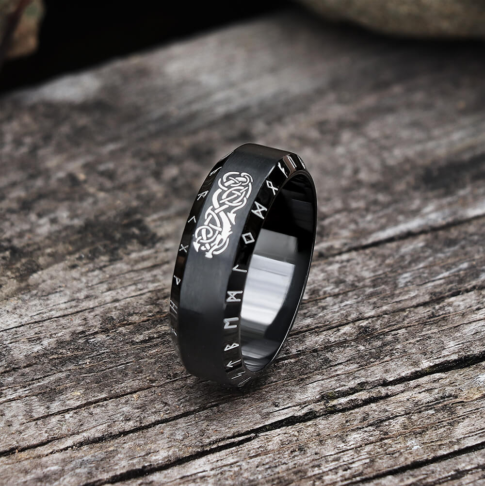 5757-norse-dragon-runes-stainless-steel-viking-ring-6.jpg Norse Dragon Runes Stainless Steel Viking Ring