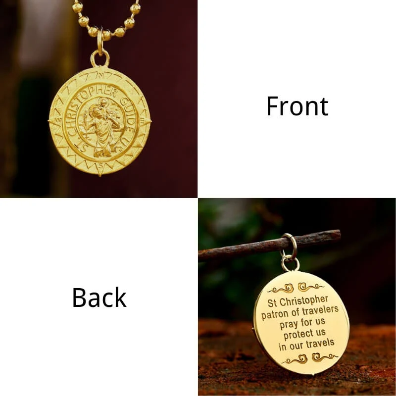 5930-st.-christopher-protect-us-stainless-steel-pendant-5.webp St. Christopher Protect Us Stainless Steel Pendant